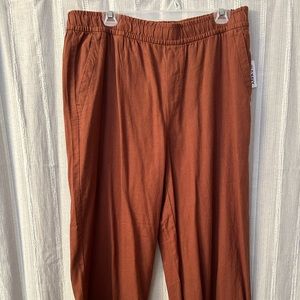 Womens old navy linen pants. Size L